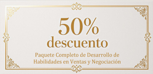 Descuento de 50% al adquirir tu Paquete